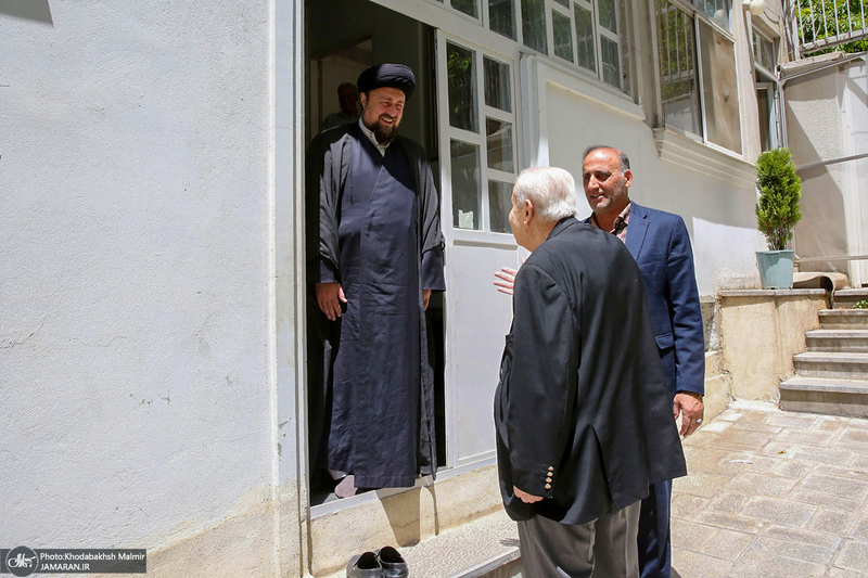 دیدار صلاح زواوی سفیر سابق فلسطین با سید حسن خمینی