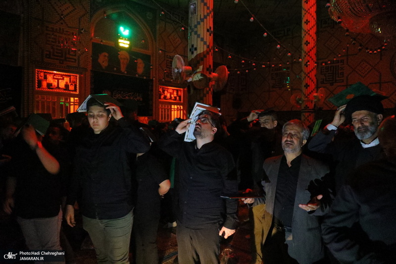 احیای شب بیست و یکم ماه رمضان در تکیه حاج سید حسن قم