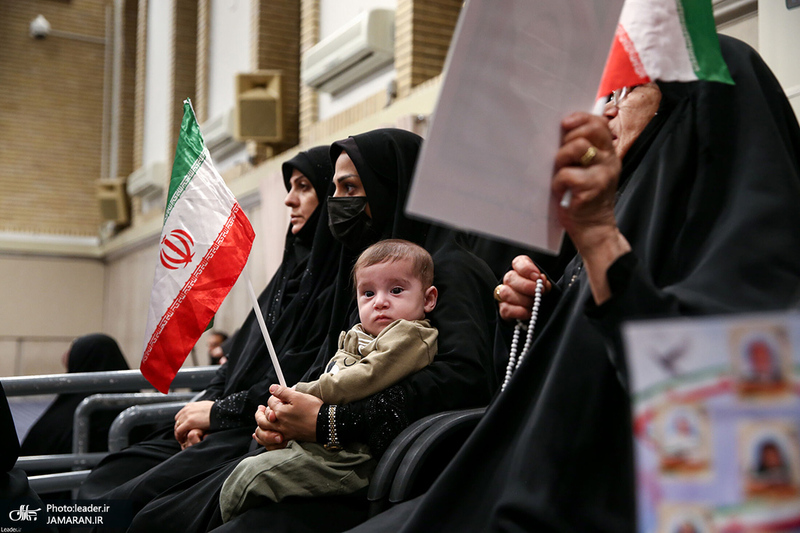 دیدار دانش‌آموزان و دانشجویان با رهبر معظم انقلاب