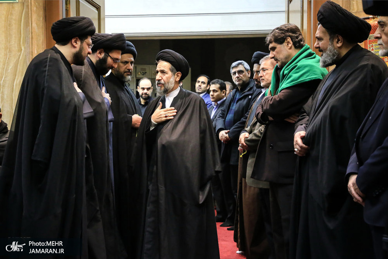 مراسم وداع با پیکر آیت‌الله هاشمی شاهرودی