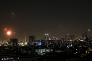 مراسم نورافشانی به مناسبت چهل و پنجمین سالگرد پیروزی انقلاب