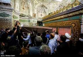 مراسم تشییع و خاکسپاری مادر شهید همت