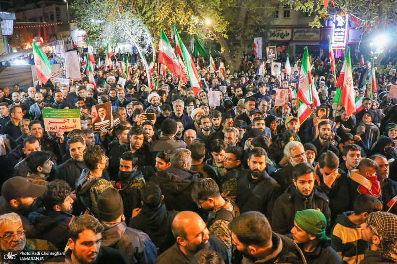 مراسم استقبال و وداع با پیکر مطهر شهید علی لاریجانی در قم