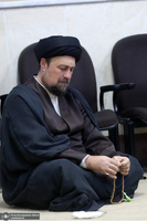 دیدار نوروزی سید حسن خمینی با کارکنان موسسه تنظیم و نشر آثار امام خمینی (س)