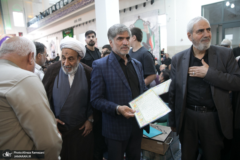 مراسم چهلمین روز شهادت سپهبد حسین سلامی