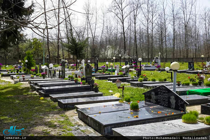 یادی از درگذشتکان در آغازین روزهای سال نو / گورستانی در مسیر انزلی به ماسال