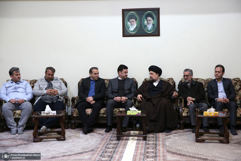 دیدار مدیرعامل و مربیان شرکت فرهنگی ورزشی سایپا با سید حسن خمینی
