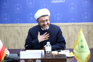 دیدار جمعی از علمای کشور عراق با رئیس موسسه تنظیم ونشر آثار امام خمینی