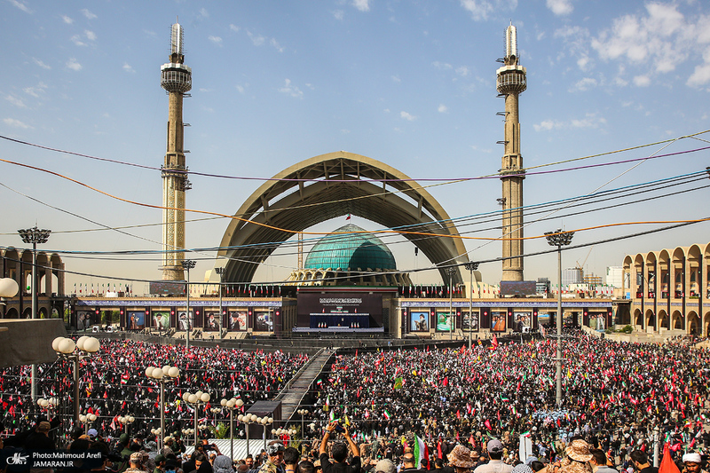 مراسم وداع با رهبر شهید انقلاب در مصلی تهران -3