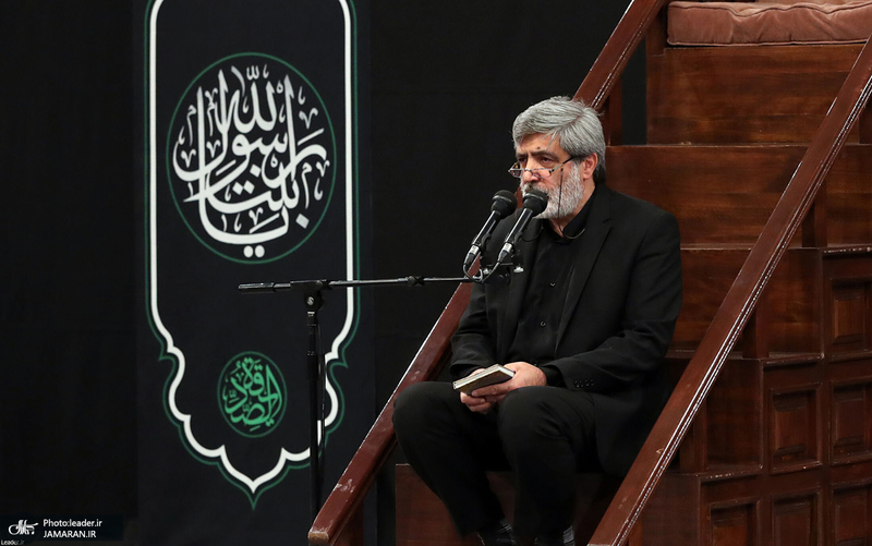 اولین شب مراسم عزاداری حضرت فاطمه‌زهرا (س) در حسینیه امام خمینی