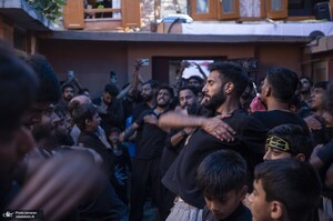 دسته عزاداری سنتی در کشمیر ھند