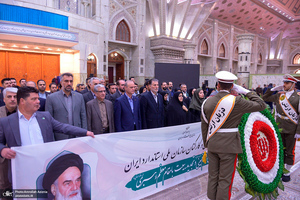 تجدید میثاق رئیس و کارکنان سازمان ملی استاندارد ایران با آرمان‌های امام خمینی (س)