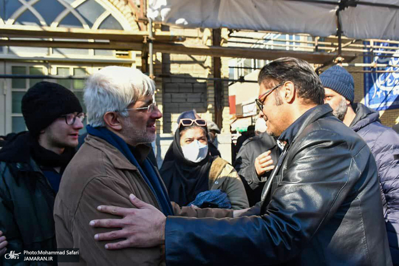 مراسم تشییع و خاکسپاری پیکر اشرف بروجردی