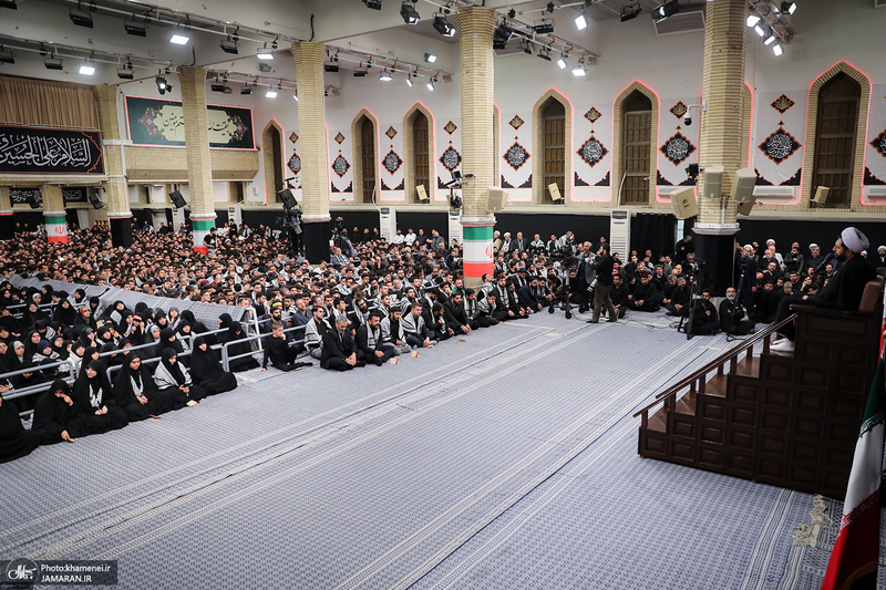 عزاداری هیئت‌های دانشجویی به مناسبت اربعین در حسینیه امام خمینی