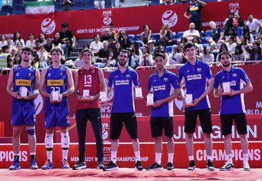 تیم رویایی والیبال قهرمانی جوانان جهان| ایران جوایز را درو کرد