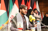 اجتماع دانشجویان بین الملل دانشگاه‌های علوم پزشکی شهر تهران درحمایت از مردم غزه (14)