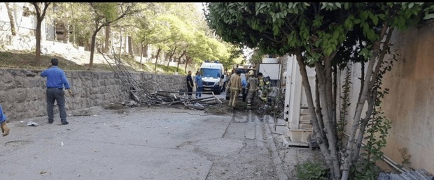 تصاویری از انفجار در امیرآباد تهران، امروز + فیلم