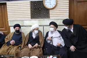 مراسم بزرگداشت همسر مرحوم آیت الله العظمی فاضل لنکرانی (ره)