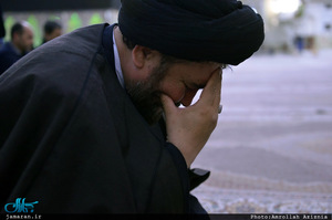 عزاداری شهادت حضرت علی ابن موسی الرضا(ع) در حرم مطهر امام خمینی(س)