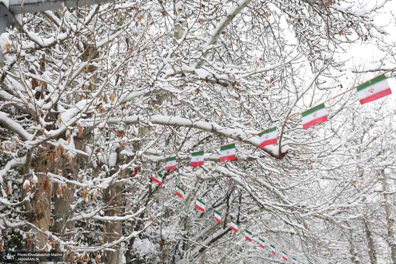 بارش برف در تهران