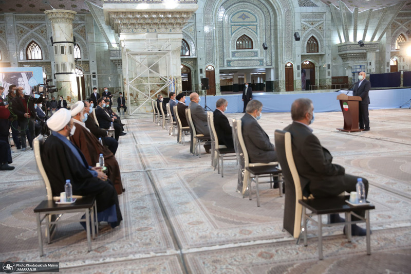 تجدید میثاق رئیس و نمایندگان مجلس شورای اسلامی با آرمان‌های امام خمینی(س)