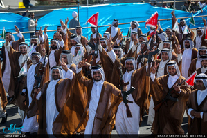 مراسم رژه نیروهای مسلح در جوار حر مطهر امام خمینی(س)