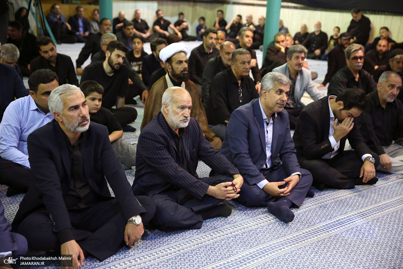 مراسم عزاداری هیئت جامعه اسلامی ورزشکاران در حسینیه جماران