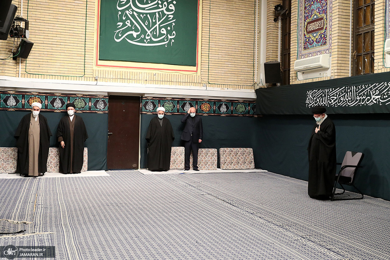 آخرین شب مراسم عزاداری حضرت فاطمه‌زهرا (س) در حسینیه امام خمینی