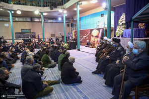 مراسم بزرگداشت مرحوم حاج عیسی جعفری و مرحوم سید احمد میریان در حسینیه جماران