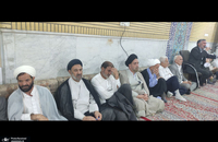 مراسم ولادت حضرت امام رضا (ع) در دفتر آیت الله العظمی صانعی (ره) + تصاویر