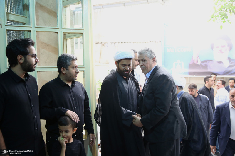 مراسم تشییع و اقامه نماز بر پیکر مرحوم جماعتی