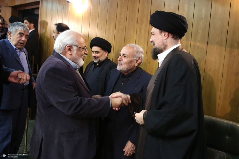 مراسم چهلمین روز درگذشت آیت الله بجنوردی در دائره المعارف بزرگ اسلامی - 2