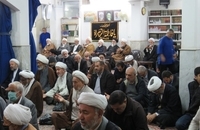 مراسم سوگواری به مناسبت سالروز شهادت حضرت فاطمه زهرا (س) در دفتر آیت الله العظمی صانعی (13)