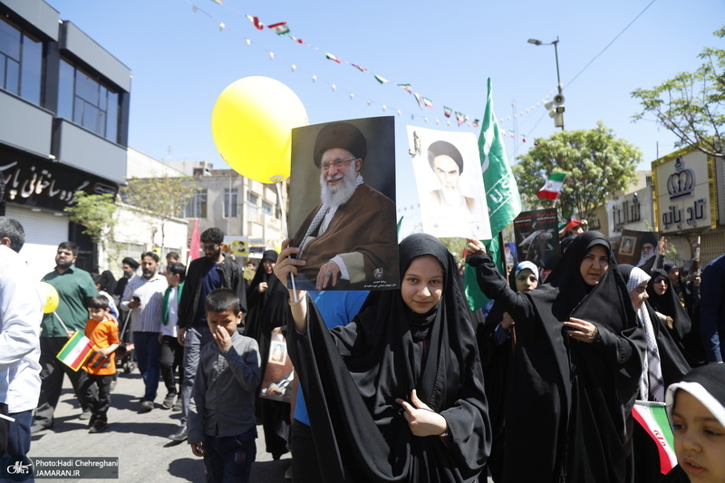 راهپیمایی باشکوه روز قدس در قم - 2