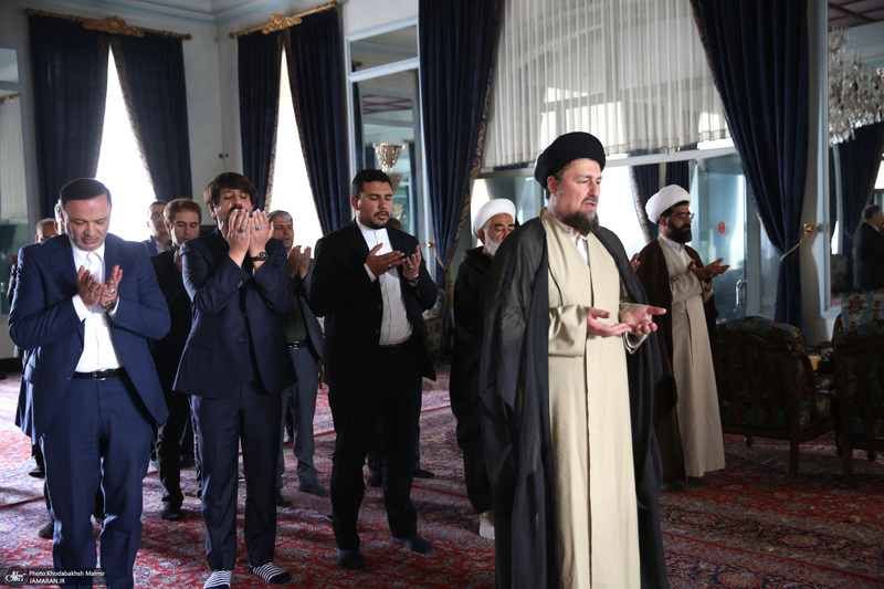 دیدار دبیر شورای عالی مناطق آزاد باسید حسن خمینی