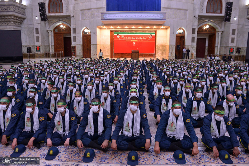 تجدید میثاق دانشجویان و فرماندهان دانشگاه افسری و تربیت پلیس امام حسن مجتبی‎‎ (ع) با آرمان حضرت امام خمینی (س)