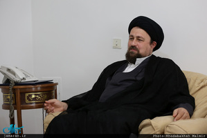 دیدار جمعی از اعضای شورای شهر مشهد با سید حسن خمینی 