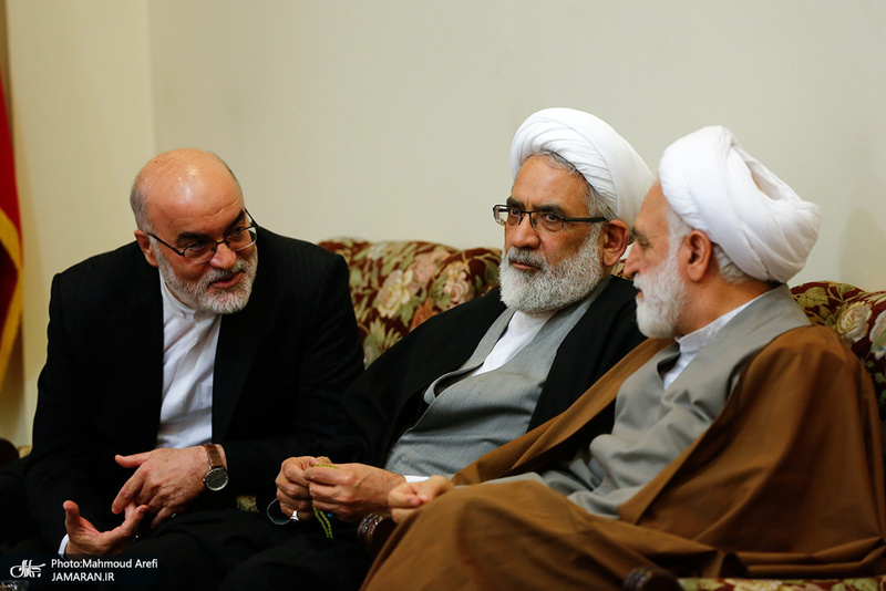 تجدید میثاق رئیس قوه قضائیه و مسئولان عالی قضایی با آرمان‌های امام خمینی(س)