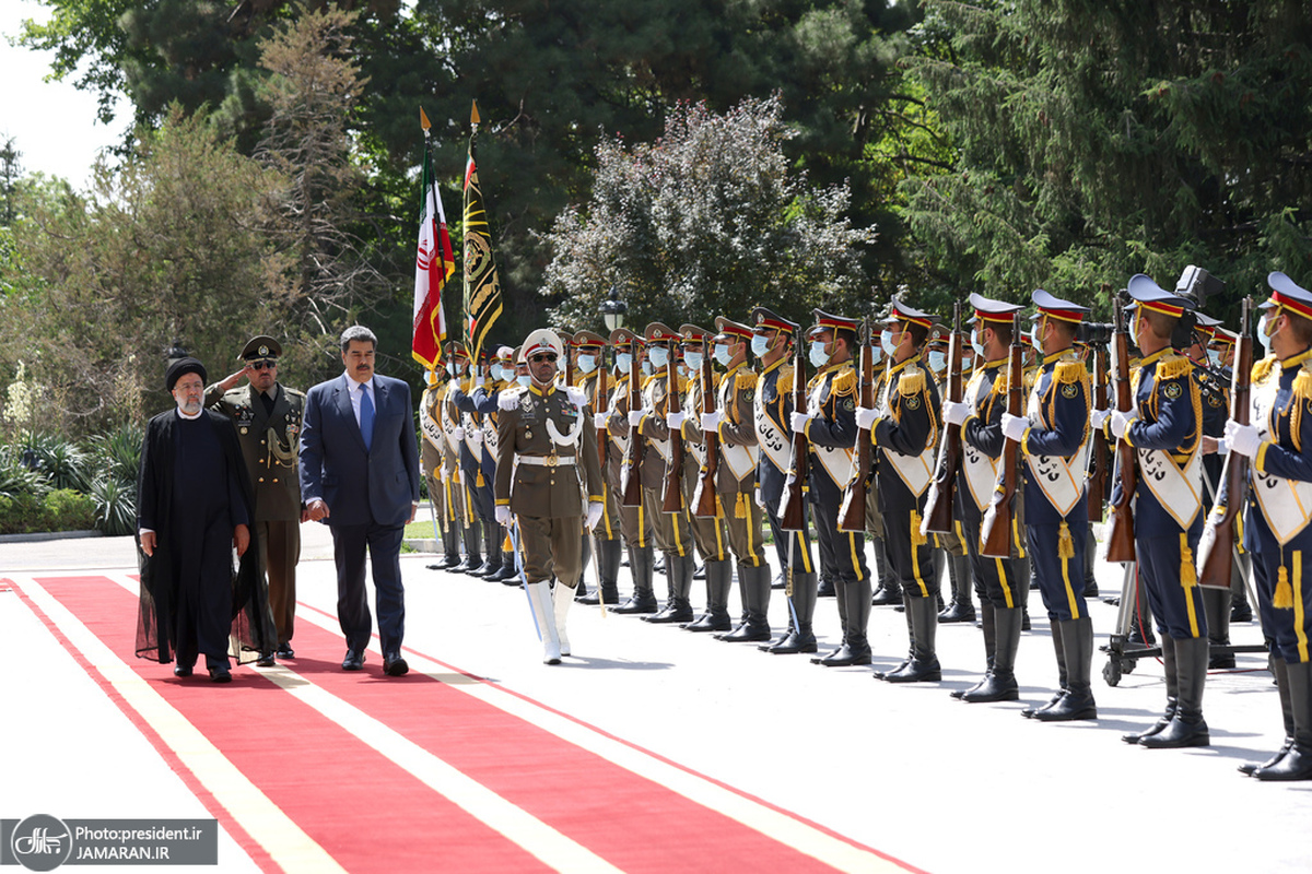 استقبال رسمی رئیسی از رییس جمهور ونزوئلا در کاخ سعدآباد تهران/ دومین کشتی نفتکش ساخت ایران به سفارش ونزوئلا به این کشور تحویل شد