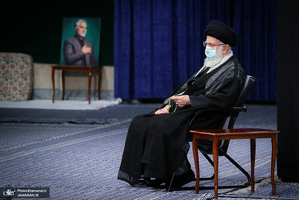 اولین شب مراسم عزاداری حضرت اباعبدالله الحسین (ع) در حسینیه امام خمینی