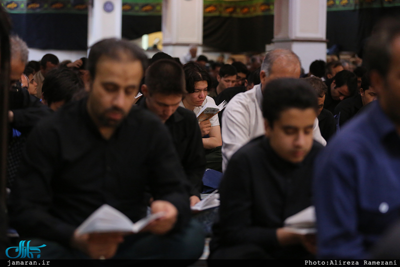 مراسم احیای شب بیست و یکم ماه مبارک رمضان در موسسه انصار الحسین(ع)