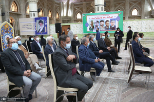 تجدید میثاق رئیس مجلس شورای اسلامی و نمایندگان با آرمان های حضرت امام (س)