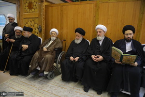 مراسم چهلمین روز درگذشت حاجیه خانم صدیقه بروجردی مادر شهید عیسی بروجردی