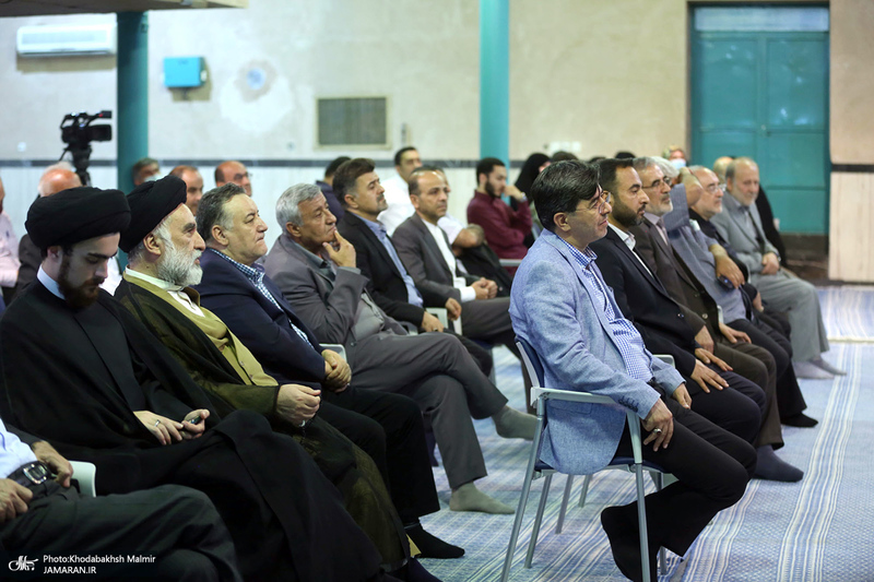 دیدار جمعی از جانبازان واقعه هفتم تیر با سید حسن خمینی