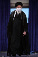 مراسم عزاداری شب عاشورای حسینی(ع) در حسینیه‌ امام خمینی(س)