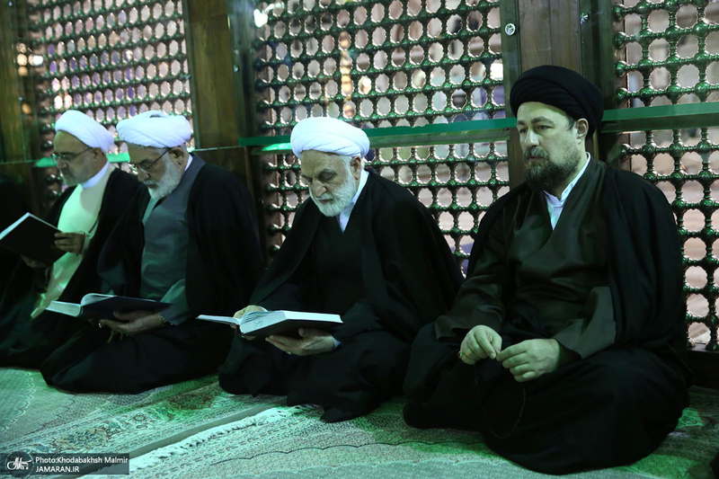 تجدید میثاق رئیس قوه قضائیه و مسئولان عالی قضایی با آرمان‌های حضرت امام خمینی (س)