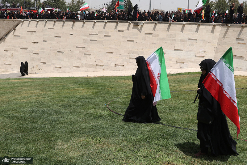 مراسم تشییع شهدای جنگ تحمیلی رژیم صهیونیستی در تهران-6