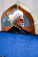حضور شخصیت‌های سیاسی و مسئولان کشوری و لشکری در مراسم سالگرد ارتحال حضرت امام خمینی (س) -3