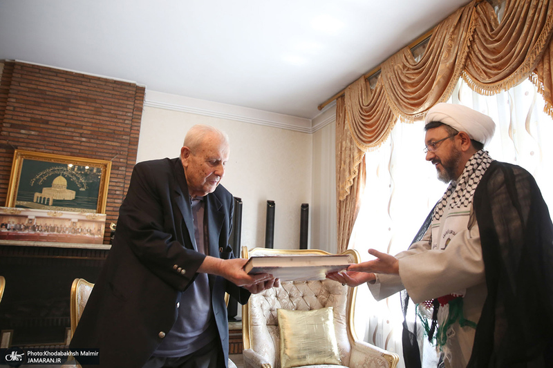 دیدار سرپرست موسسه تنظیم و نشر آثار امام خمینی(س) با سفیر فلسطین در تهران/ صلاح زواوی