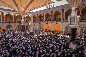 تشییع پیکر مطهر رهبر شهید در نجف اشرف